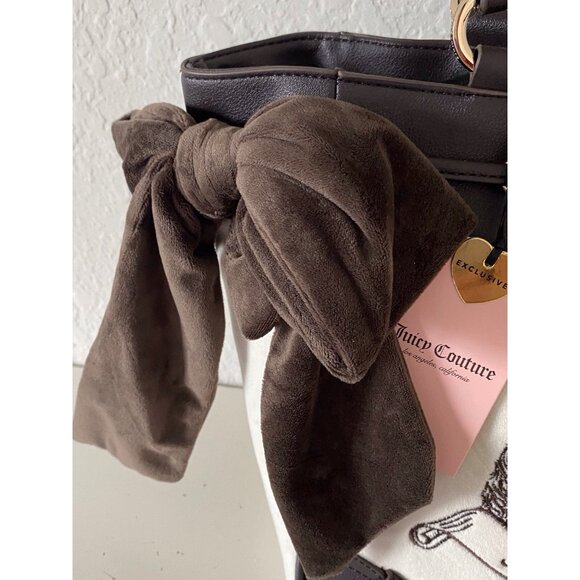 Juicy Couture Classic Scottie Dogs Tote Crystal Off White Daydreamer Viral NEW - Picture 4 of 16